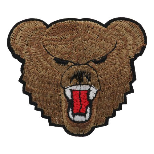 Bear angry bear patch underiron patch biker patch motorcycle-