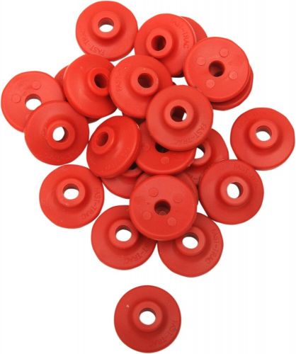 Fast-trac air lite round xl backer plates 5/16in. thread red #605rr-96