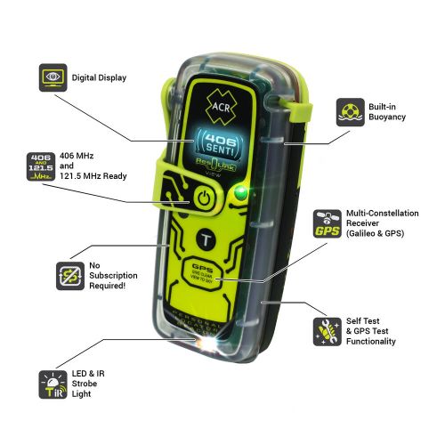 Acr resqlink view 425 personal locator beacon gps tracking system