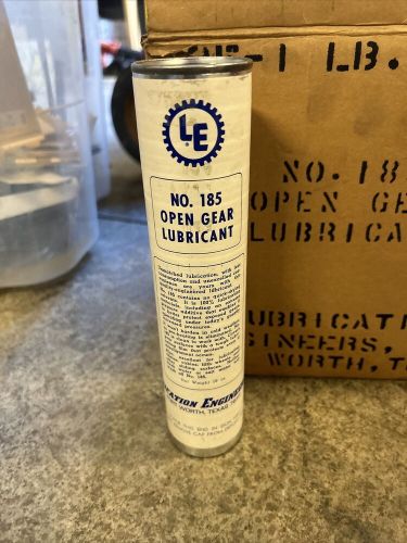 Le 185 open gear grease high performance lubricant ~ new old stock