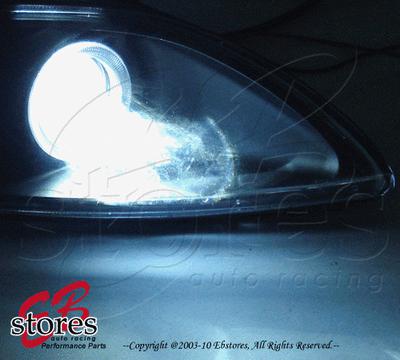 Xenon hid kit 2pcs replacement conversion bulbs h10 10000k 35w foglight blue