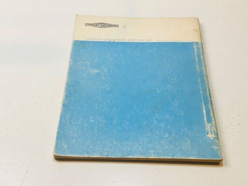 Oem genuine factory original harley davidson repair service manual golf car cart