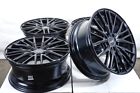 18&#034; wheels rims black 5x114.3 5x4.5 toyota camry sienna rav4 honda civic mustang