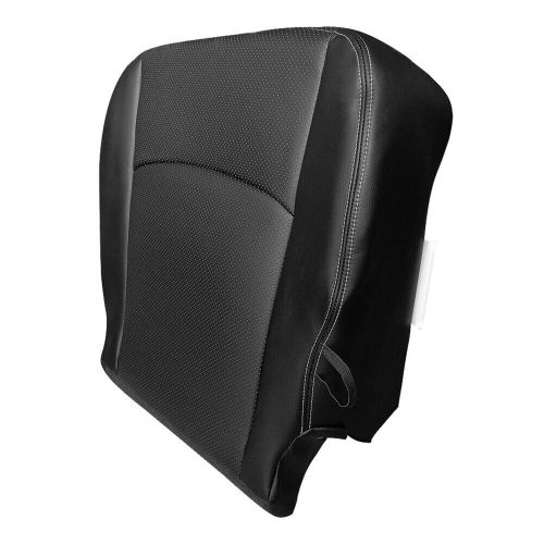 Black driver side bottom leather seat cover for dodge ram laramie 2500 2013-2018