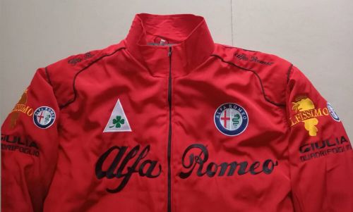 1 new alfa romeo giulia quadrifoglio fan jacket red (sw) jacket vest jas giacca-