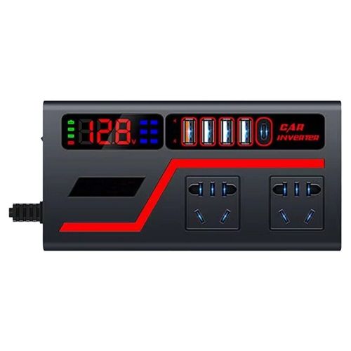 120w car power inverter with built in safety features and usb charging