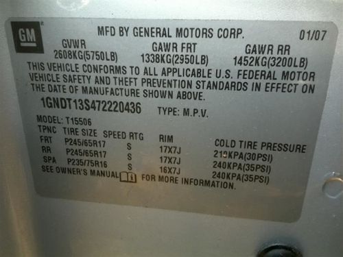 Ac compressor fits 07-09 envoy 581663