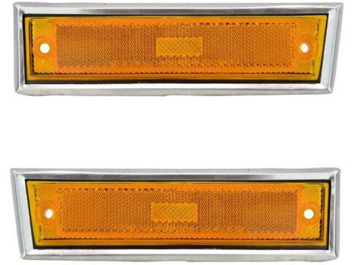 Front side marker light set for 1989-1991 chevy v1500 suburban 1990 rm335zs