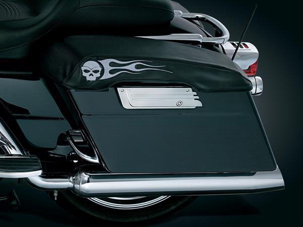 Kuryakyn 4119 zombie saddlebag lid covers harley fl