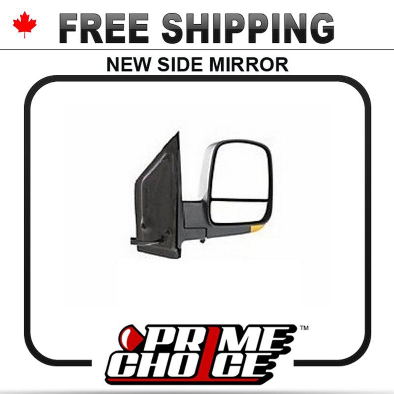 New power heated passengers side door mirror