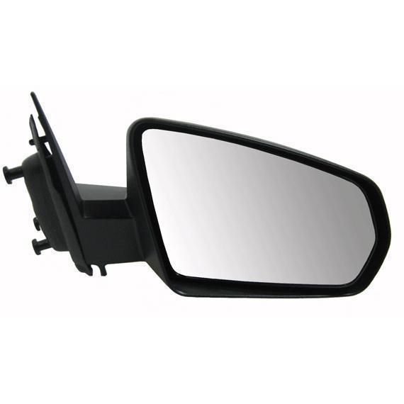 Black power side view door mirror assembly passenger right rh fits 08-09 avenger