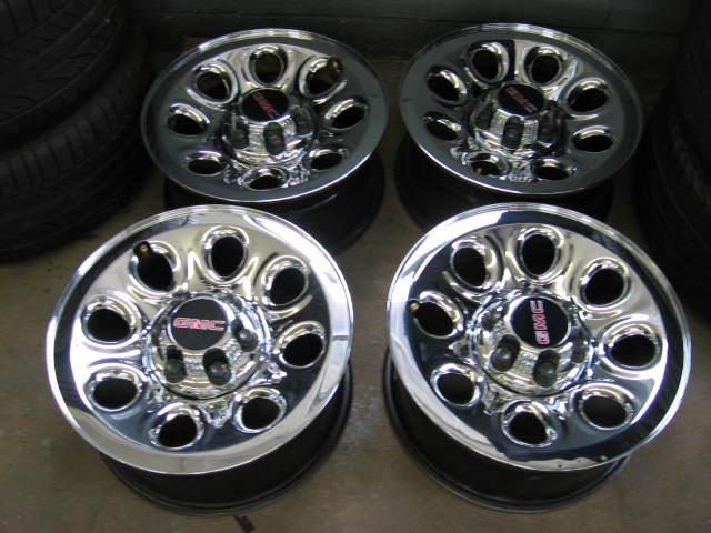 Gmc chevrolet sienna silverado 17inch chrome rims wheels 2003 04 05 06 07 08 09 