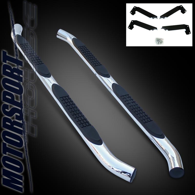 2007-2010 toyota fj cruiser suv chrome stainless steel side step nerf bar bars 