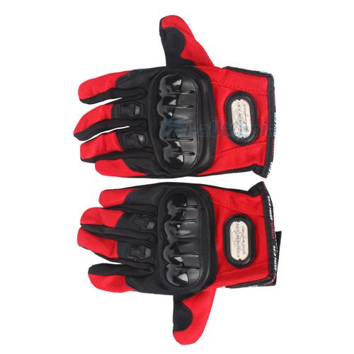 New motorbike motorcycle racing protective gloves mcs-24 red l