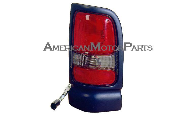 Passenger replacement black tail light 94-02 dodge ram sport package 5ek44dx8ac