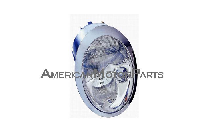 Left driver side replacement headlight halogen w/o washer 02-04 mini cooper