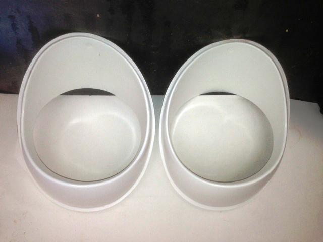 Subaru 360 headlight bezels, covers, surrounds, plastic doors