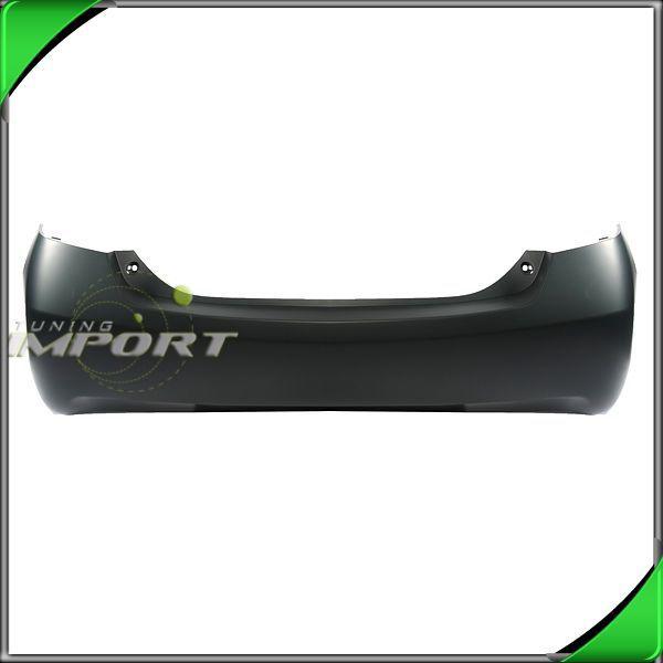 07-11 camry us-built hybrid primered +single exhaust holes rear bumper cover new