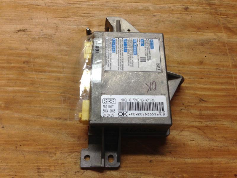 03 04 05 06 honda element air bag srs control module 77960-scv-a911-m1