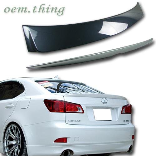 Painted lexus is250 is350 4dr rear oe type roof & trunk spoiler 2005-2012 #8u0 ○