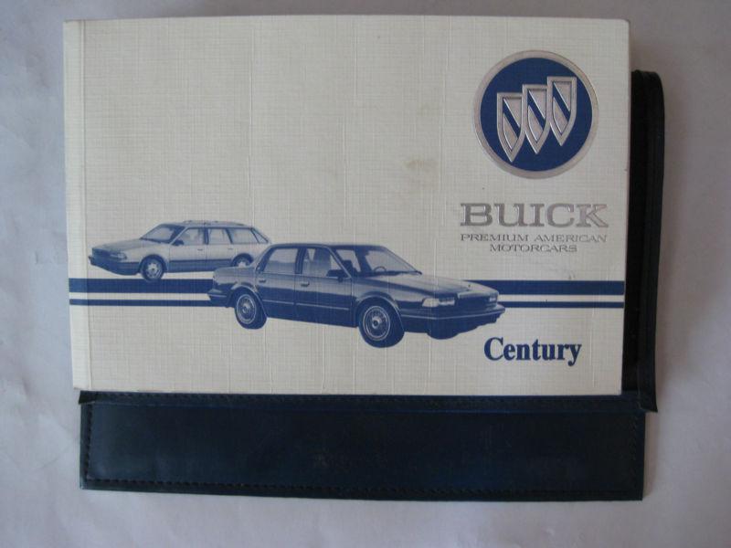 1993 buick century owners manual