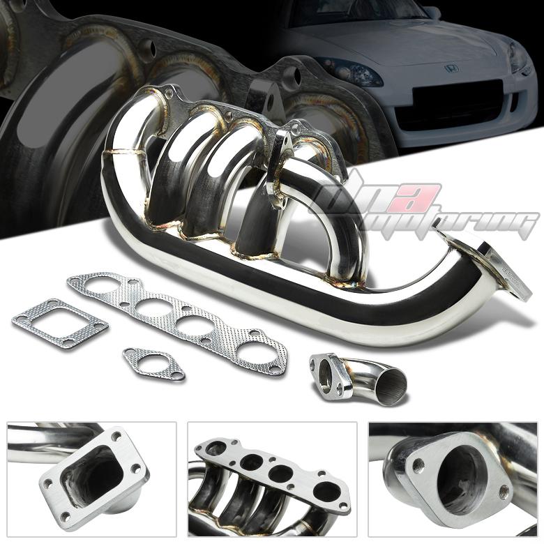 00-09 honda s2000 s2k ap1/ap2 t3 stainless steel turbo manifold boost exhaust