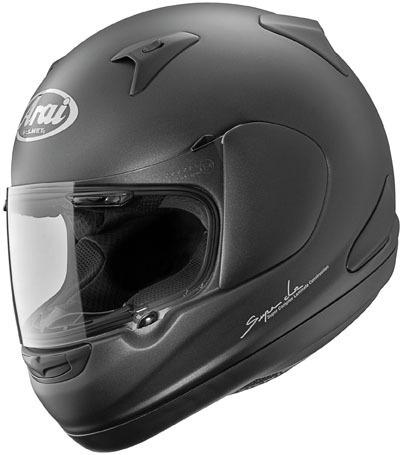 New arai rx-q full-face adult helmet, black frost, xs