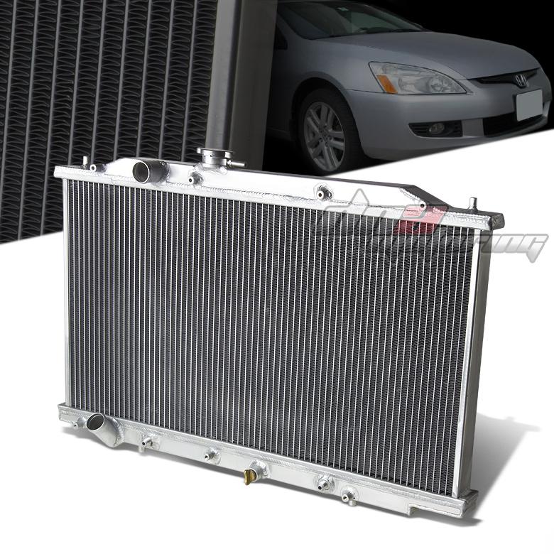 03-07 honda accord cm5-cm8 3.0l v6 2-row core full aluminum racing radiator at