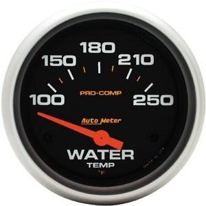 Autometer 2-5/8in. water temp; 100-250 f; sse