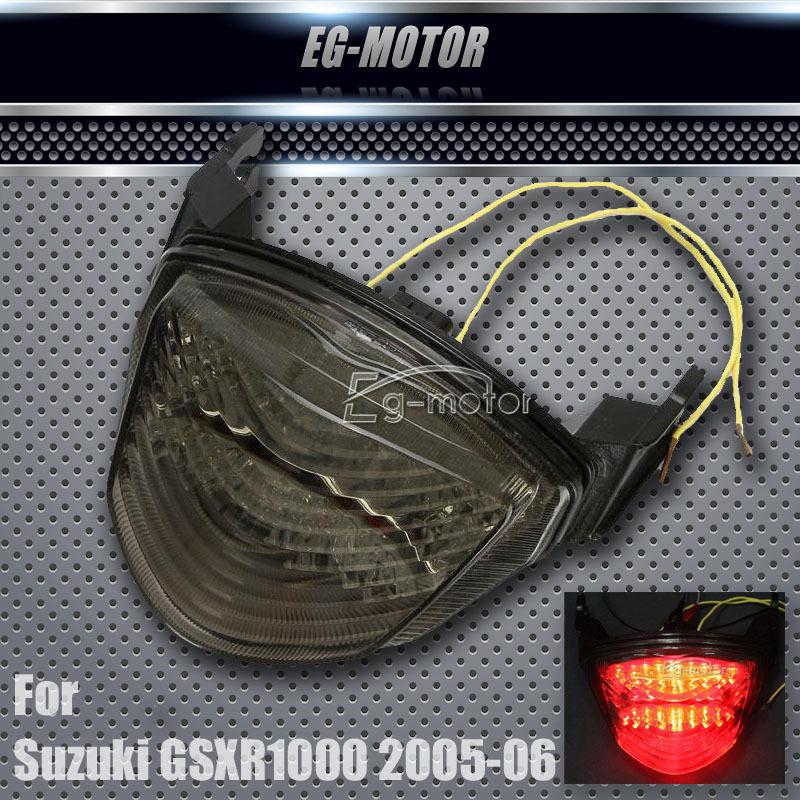 Integrated taillight brake turn signals light for suzuki gsxr1000 2005 - 2006