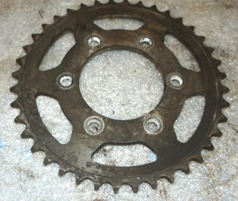 00 01 02 05 06 07 08 kawasaki zx600 j rear wheel chain sprocket 40t 40 teeth