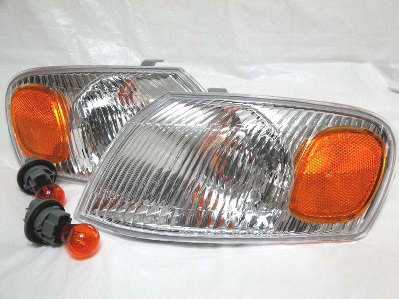 98-00 corolla corner parking turn signal side marker light lamp rl h w/bulbs new