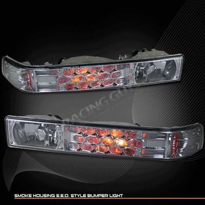 98-04 chevy s10 led style bumper signal euro clear light lamp parking new euro