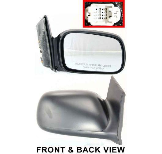 New passengers power side mirror glass housing paint-to-match 06-11 honda civic