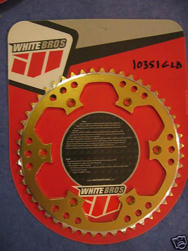 Talon rear sprocket yamaha yz / yzf / it / wr  gold 51t