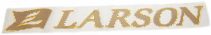 Larson 34.5" gold cabrio cruiser decal logo 0572267 oem