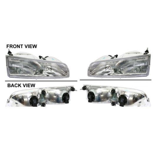 92-97 ford crown victoria headlights headlamps pair set left lh & right rh