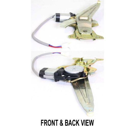 98-02 toyota corolla power window regulator w/motor rear rh right passenger side