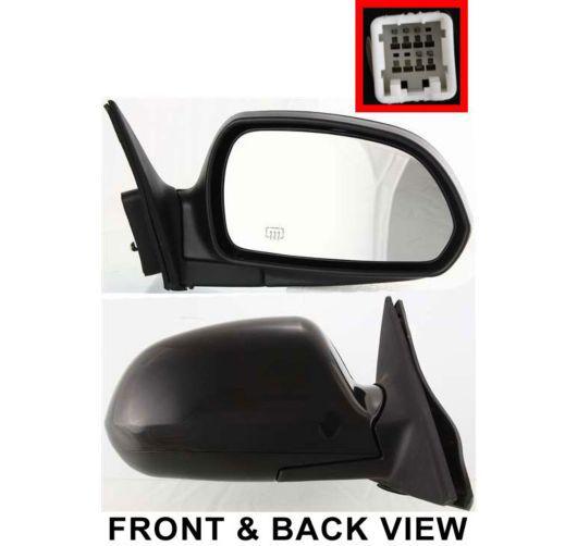 Power heated side view mirror passenger right rh for 01-06 hyundai elantra