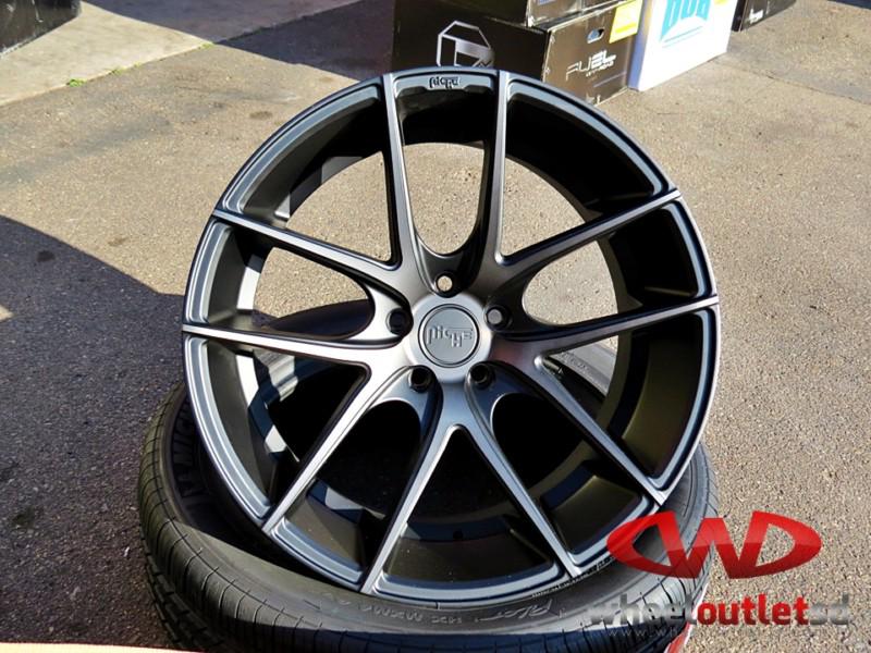 20" niche targa concave silver wheels/tires  5x112 5x114 5x120 rims