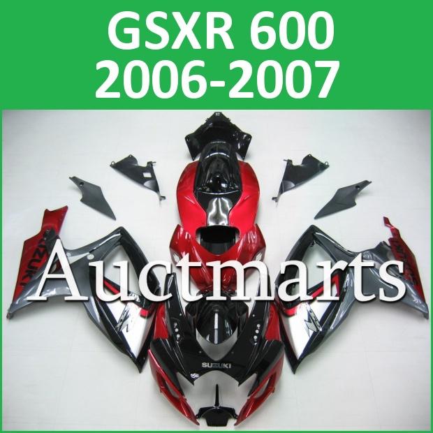 Fit suzuki gsxr 750 gsxr 600 06 07 gsx-r 2006 2007 fairing bodywork k6 g38 c03