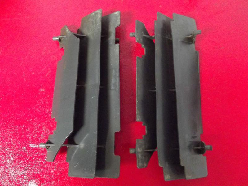 Suzuki rm125 rm 125 left right radiator guards guard 2001 2002 2003 2004 2005 06