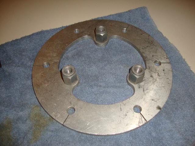 Mini sprint midget front brake rotor & mounting bolts