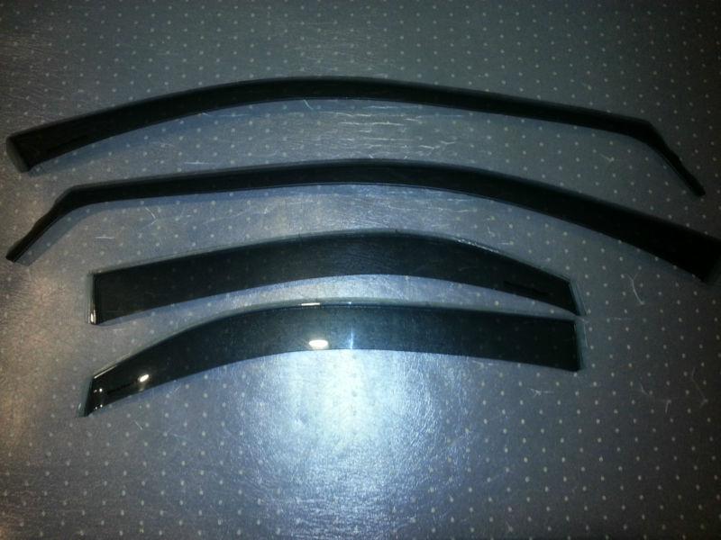 Weathertech side window deflectors - 2002-06 - toyota camry - 82288 front & rear