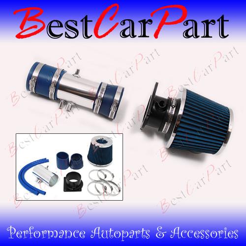 Bcp blue 95-00 ford contour 2.5l v6 short ram air intake racing system + filter