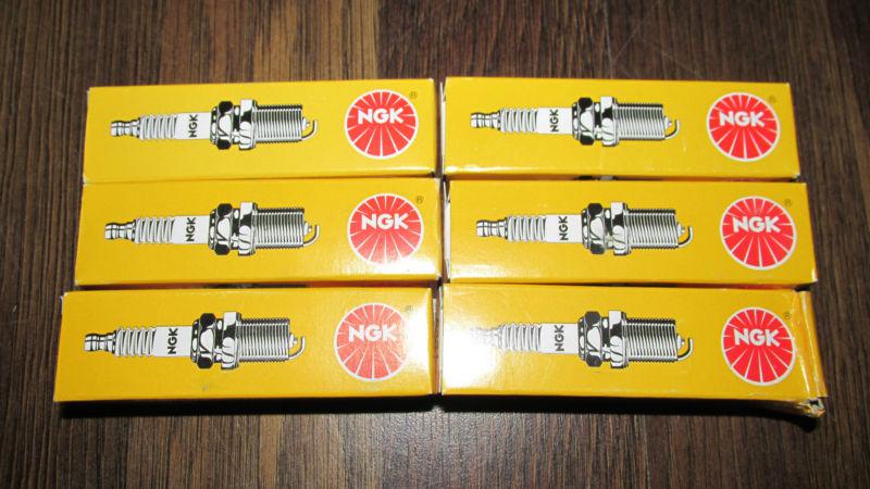 6 ngk spark plugs for mercury outboard motor, upc# 087295164310