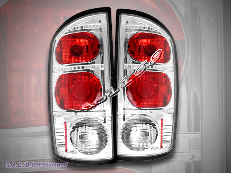 2002-2006 dodge ram 1500 2500 3500 chrome tail lights altezza brand new