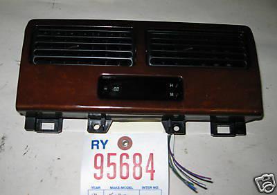 Lexus 91 es 250 interior dash clock black 1991