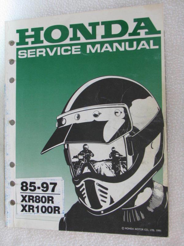 Honda xr80r xr100r shop service manual xr80 xr100 80 r