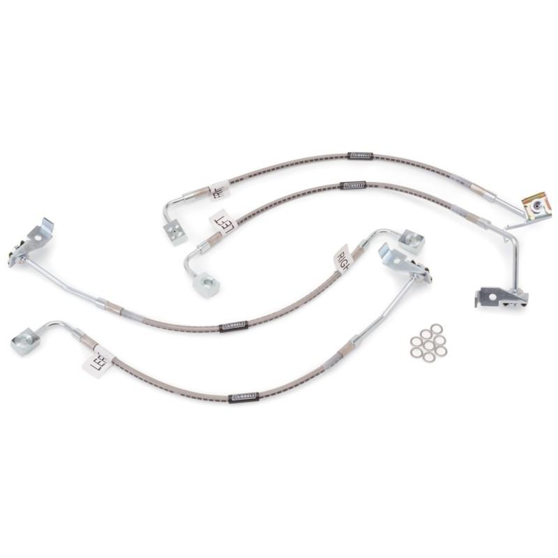 Russell 694860 street legal brake line assembly 07-08 wrangler